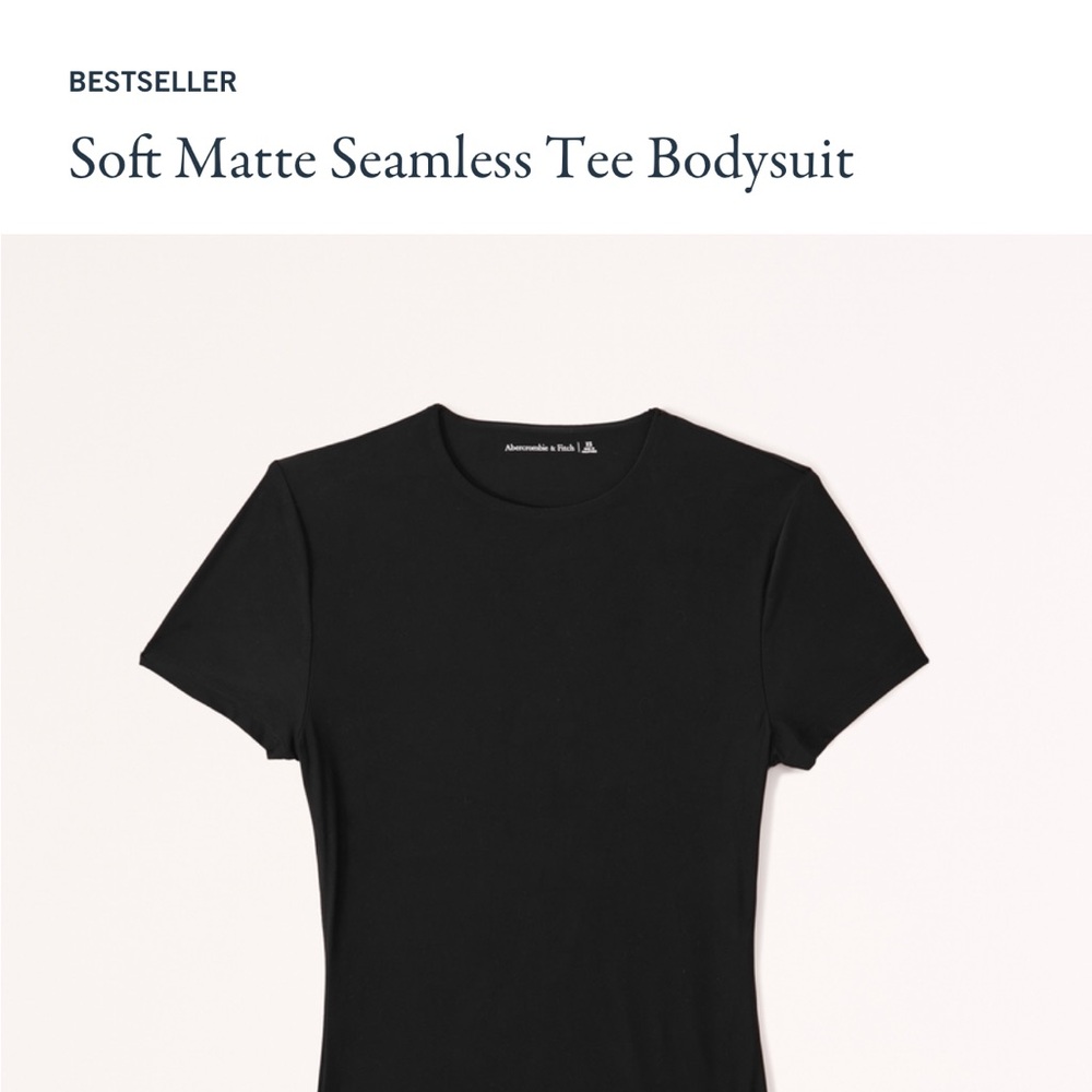 Abercrombie Soft Matte Seamless Tee - Picture 2 of 3
